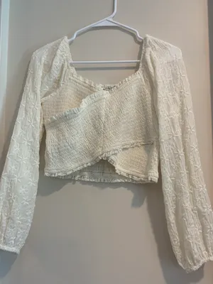 American Eagle Puff Sleeve Top thumbnail 1