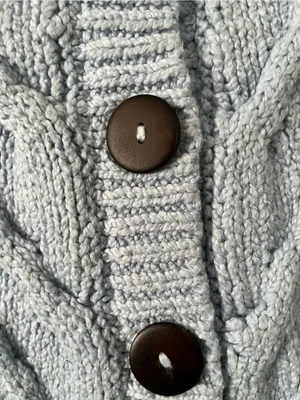 Free People Bonfire Cable Knit cardigan thumbnail 5