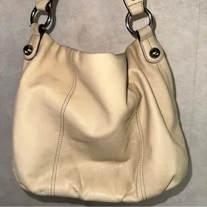 Mia Battina Women's Genuine Leather‎ Cream Bag thumbnail 9