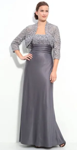 Adrianna Papell Blue Lace Off The Shoulder Dress Formal Wedding Holiday Size 16 thumbnail 1