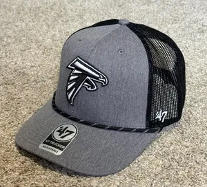 47 Brand New NFL Atlanta Falcons Carbon Strap Rope adjustable Trucker Hat thumbnail 1