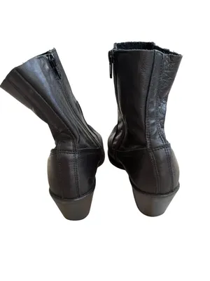 CHIO Womens Black Leather Ankle Boots Size 36 / 6 thumbnail 4