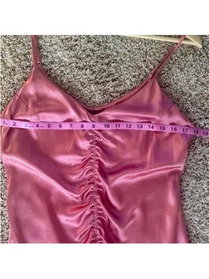 Reformation Silk Ruched Slip Dress thumbnail 6