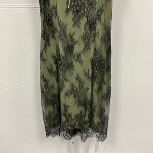 NWT Cider Women's‎ Lace Cami Midi Dress Green Black S Vintage Inspired thumbnail 4
