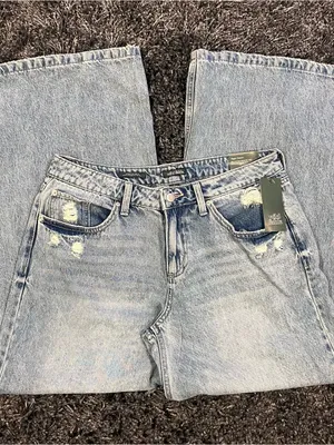 🌺Wild Fable Mid Rise Ultra Wide Leg Jeans Size 10 New🌺 thumbnail 2