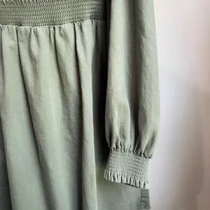 Free People This‎ is Everything Mini Smocked Balloon Sleeve Dress Size Small thumbnail 4