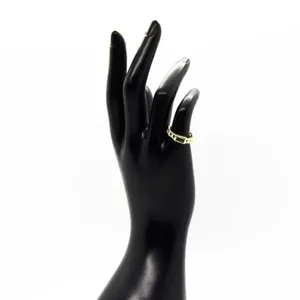 Emerald Chain Ring Green Size 6 thumbnail 4