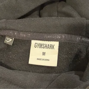 GYMSHARK Women’s Black Cropped Hoodie Size Medium thumbnail 4