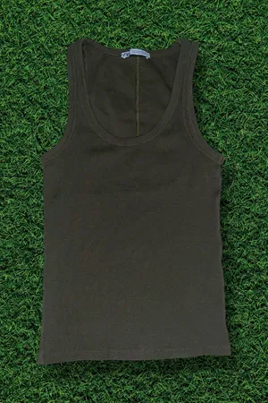 Green Zara Tank thumbnail 1