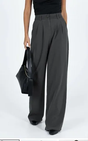Princess Polly archer pants slate size 6 thumbnail 3