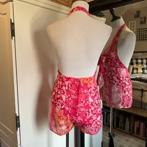Lulus Small Paloma Party Patchwork Romper thumbnail 3