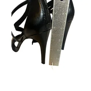 Nine West Women's Elilah Strappy Zip Up High Heels Black Size 7 thumbnail 6