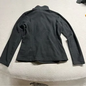 PATAGONIA Micro D® Full Zip Black Branded Fleece Pullover Women's Size Small EUC thumbnail 5