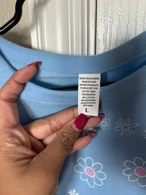 Blue Crop Top Size L thumbnail 2