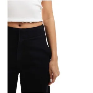 NWT Free People X Levi's ribcage high rise wide leg tailor jeans in black 30X34 thumbnail 3