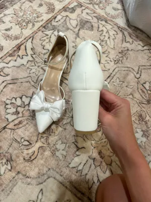 SheIn White bow heels thumbnail 3
