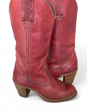 Unbranded Women's Red and Burgundy Boots thumbnail 1