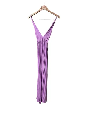 Indah River Triangle Sleeveless Long Maxi Dress Violet Purple Small Beachy Boho thumbnail 5