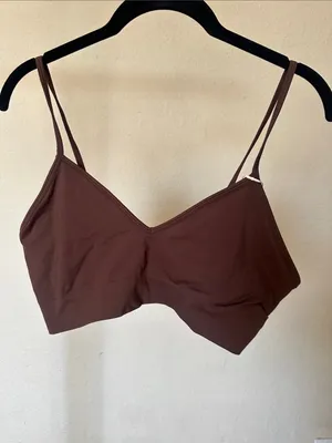 SKIMS Soft Smoothing Seamless Bralette Cocoa Brown BR-BRA-0183 Womens‎ Size 2X thumbnail 3