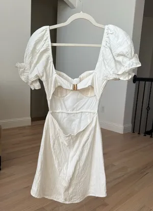 American Threads Dress White Mini thumbnail 2