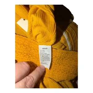 Aerie Mustard Flowy Pull On Shorts, Large thumbnail 6