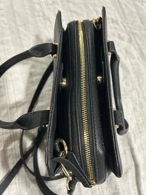 Nine West Black Purse Faux Leather Crossbody thumbnail 6
