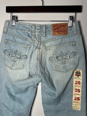 NEW Lucky Brand Embroidered Pockets Low Rise Fleur Wonder Crop Capri Pants thumbnail 4