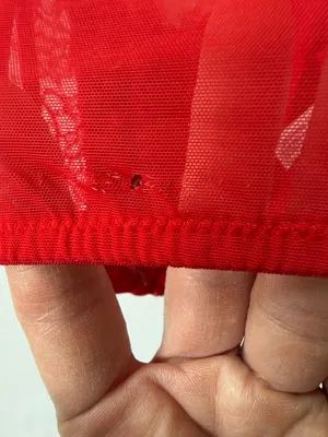 VICTORIA’S SECRET Dream Angels Red Lace Corset Top Size Small EUC thumbnail 4