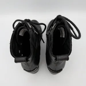 Sorel Cate Lace Black‎ Leather Waterproof Combat Boots NL3385-010 Womens 6 thumbnail 6