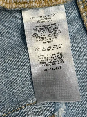 LOFT The Straight Light Wash Cuffed Jeans Size 25/0 thumbnail 8