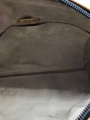 Vintage Gucci Plus Black Coated Leather Crossbody Bag 22" Strap thumbnail 11
