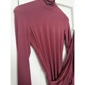 Bardot Alix Maxi Long Sleeve Turtleneck Draped Sash Ruched tie front dress US 6 thumbnail 11