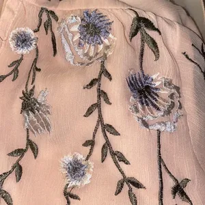 ✨ ASOS DESIGN tiered ruffle mini dress with embroidery and waist detail thumbnail 8