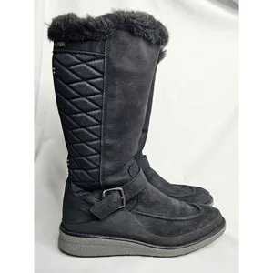 Merrell Women’s Black Tremblant Ezra Tall Polar Waterproof Fur‎ Lined Boots 5.5 thumbnail 2