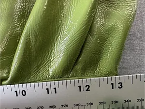 MESHKI Oakleigh Straight Leg Patent Pants Green Size Medium NWT thumbnail 8