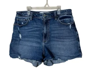 Hollister Curvy Ultra High Rise 3 inch Mom Shorts Size 31‎ thumbnail 1