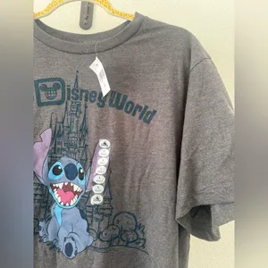 NWT Disney Parks Disney World Stitch Castle Graphic Tee Size Medium thumbnail 4