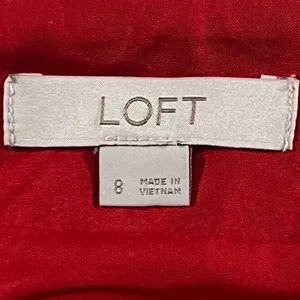Anne Taylor LOFT Plaid Mini‎ Skirt Women 8 Red Plaid A-Line Lined Side Zip NWOT thumbnail 4