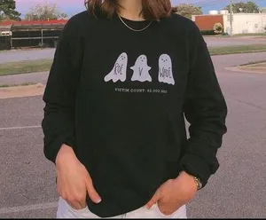 Gildan Roe V Wade ghost crewneck thumbnail 1