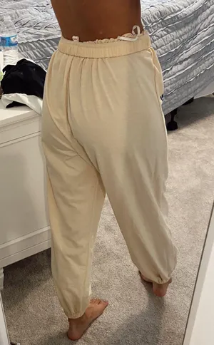 SheIn Pastel Yellow Joggers thumbnail 2