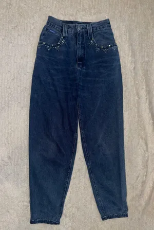 Angels Vintage Balloon Jeans Jeweled thumbnail 1