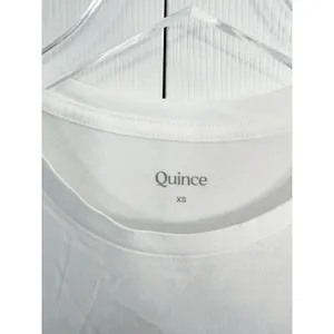 Quince Cotton Modal Crew Neck Short Sleeve Swing Tee in White thumbnail 6