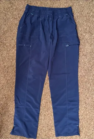 Scrubstar Navy Elastic-Waist Utility Joggers thumbnail 1