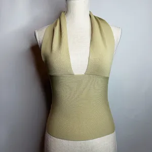 NWT WeWoreWhat Knit Halter Top thumbnail 2