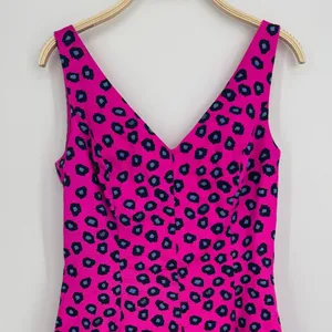 Lilly Pulitzer Clove Dress Size 6 Pink Cheetah Print Sleeveless Preppy Bold thumbnail 5