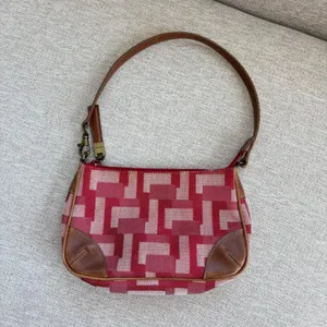 Vintage Nine West Red Shoulder Bag Y2K 2000s Boho Revival 70s Retro thumbnail 6