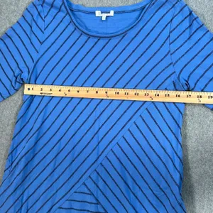 Habitat Blue Stripe Dress Size Small Short Sleeve Criss Cross Clothes To Live In thumbnail 5