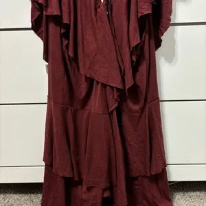 Free People Darling Mini Dress Maroon NWT thumbnail 8