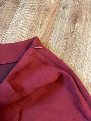 Vestique Red Suede Skort thumbnail 4