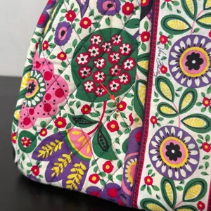 Vera Bradley Viva La Vera Print Bag Eloise Kiss Clasp Metal Closure Quilted thumbnail 2